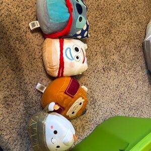 4 new with tag Disney Squishmallow